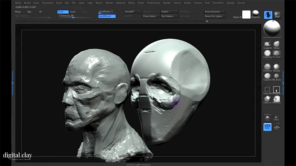 digital sculpting