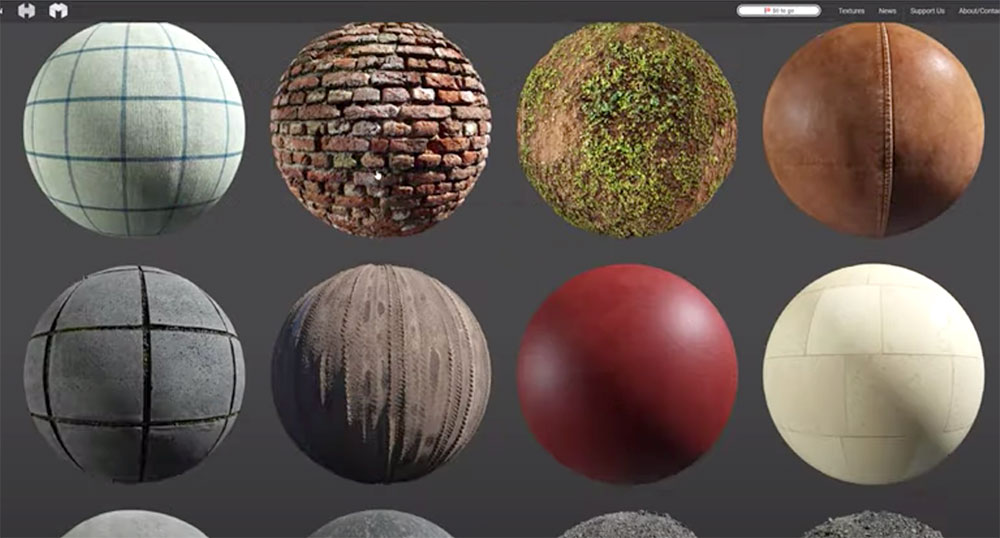 low poly texture maps