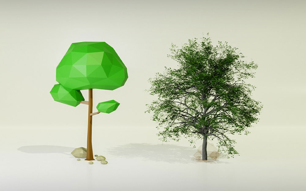 what is low poly and high poly modeling