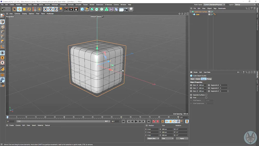 box subdivision polygon low faces