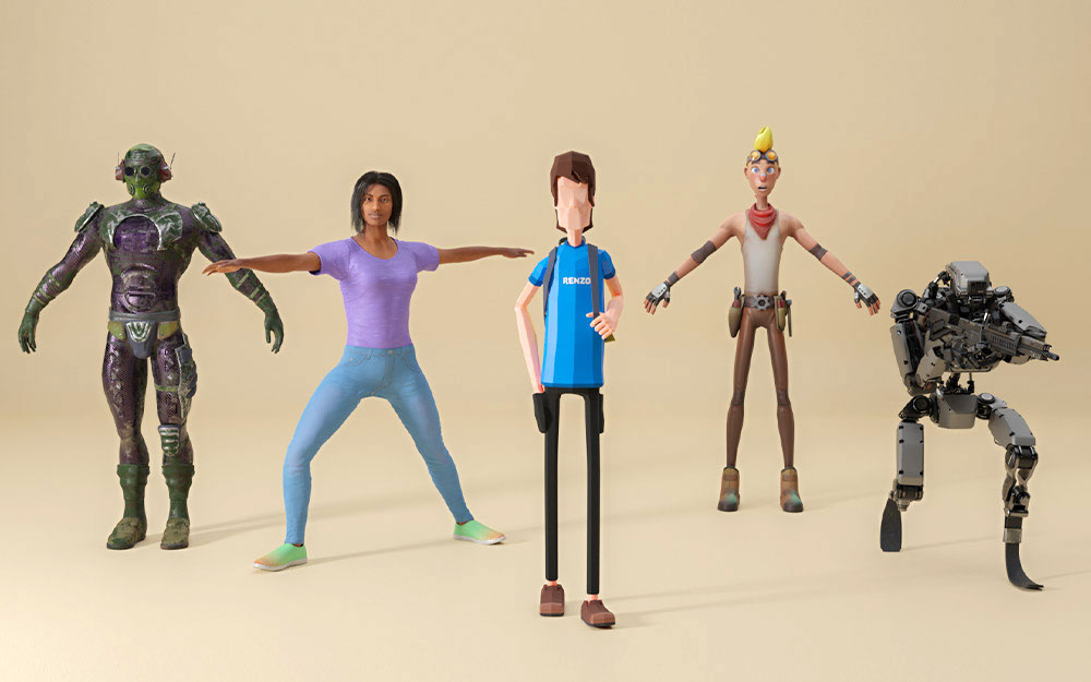 guía de modelado de personajes en 3d