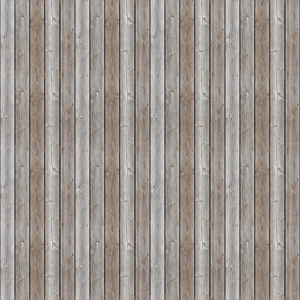Vertical larch cladding, seamless texture, AI-generated, shown repeated 2 x 2
