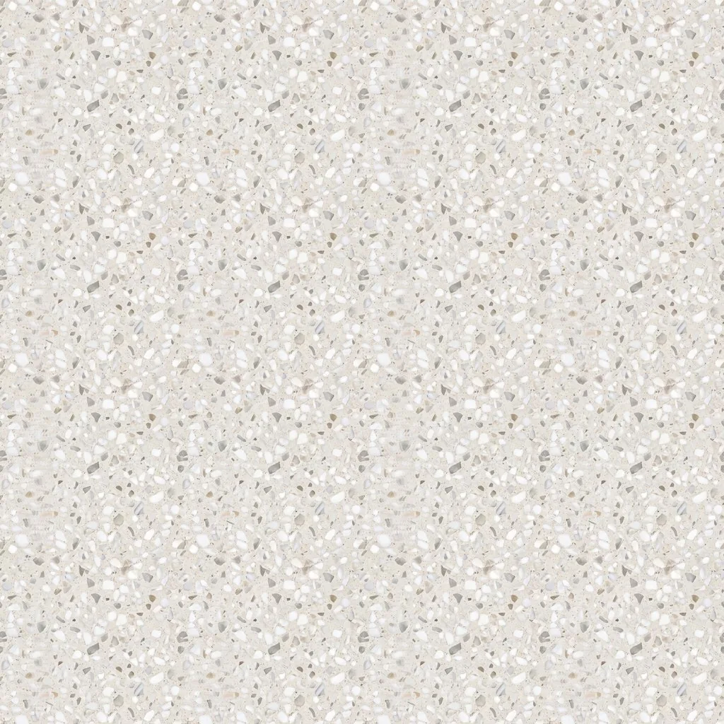 Light terrazzo, seamless texture, AI-generated, shown repeated 2 x 2