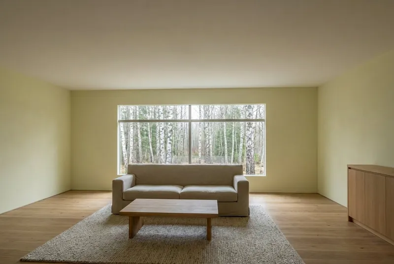 AI render of a living room made from the model screenshot